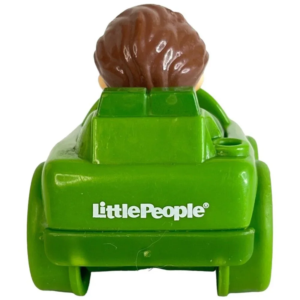 Fisher‎ Price Little People Wheelies Batman & Green Lantern Figures DC Vehicles